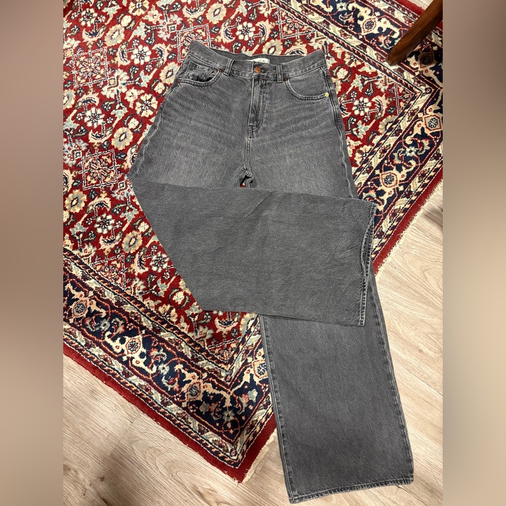 Madewell Women's Flare Jeans in Washed Black/Grey